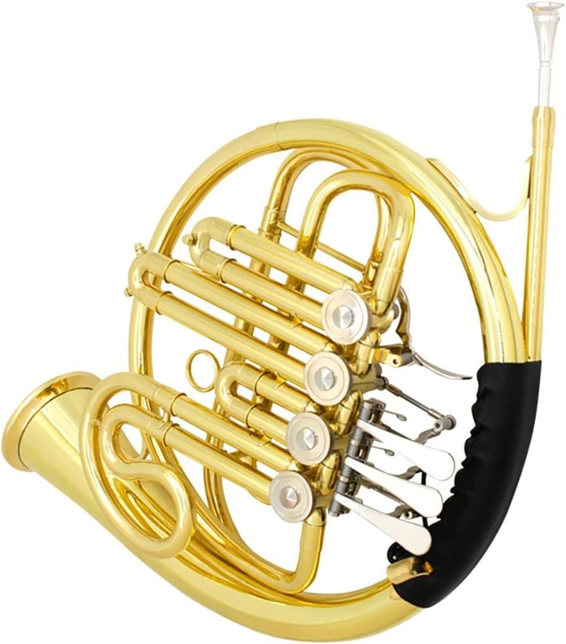 4 Key French Horn 4 Key Bb French Horn Brass Instrument With Box Professional B Key Gold Plated