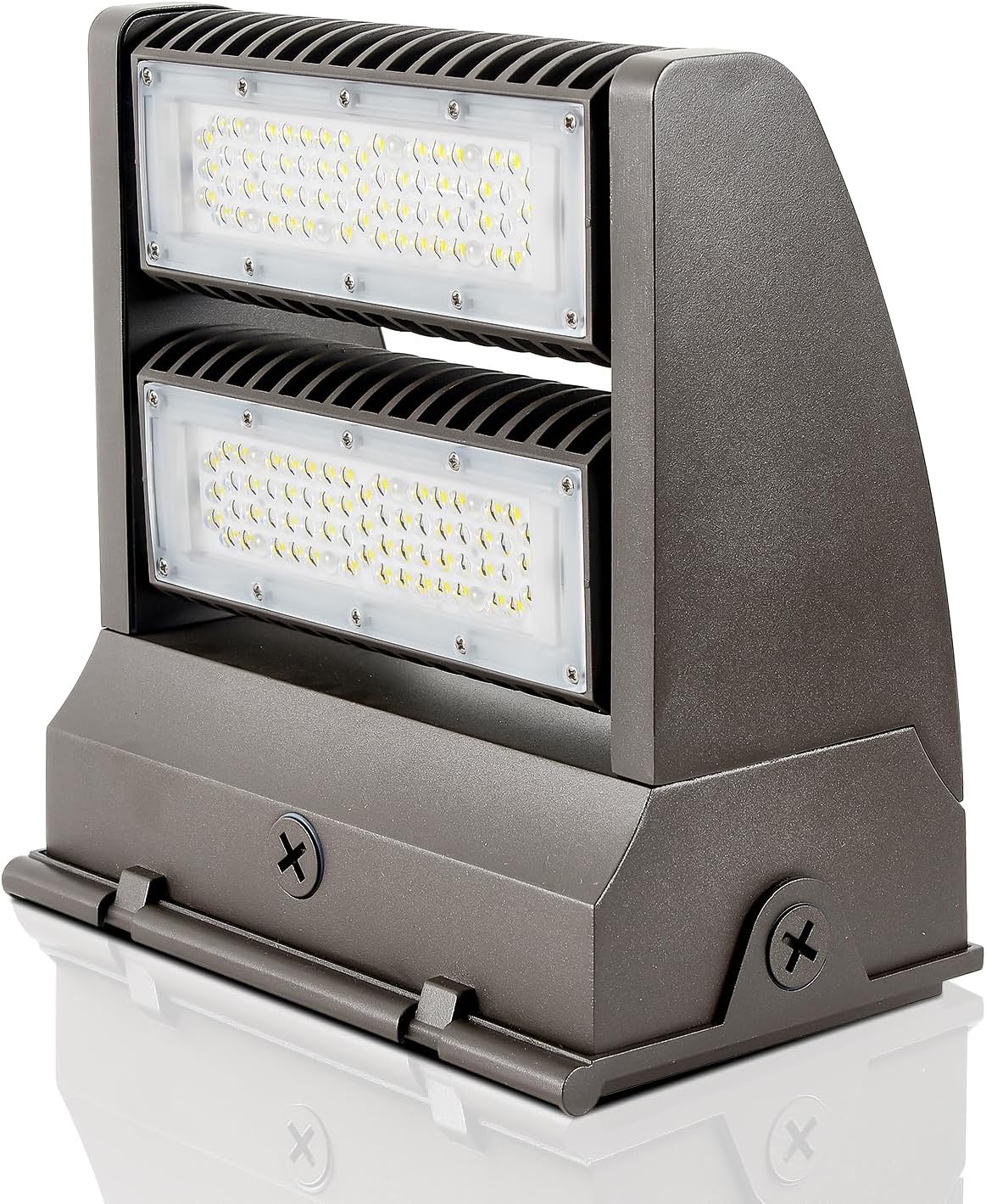 120W Adjustable LED Wall Pack Light, 16200LM 5000K Daylight, IP65 Waterproof Outdoor Security Light, 0°-270° Adjustable Beam Angle, Replace 350W-500W MH, Commercial Exterior Wall Lighting Fixture