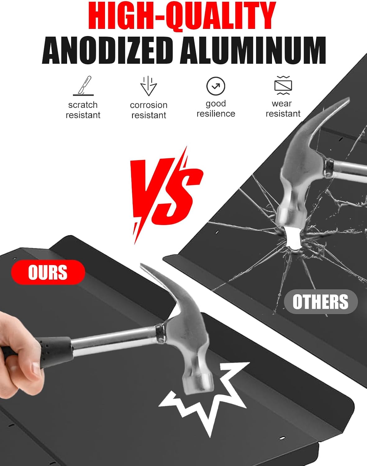 Aluminum Hard Top Roof for Kawasaki Teryx KRX 1000 2020-2025 Accessories, Dustproof UV-Resistant 2 Pieces Combination Roof Sun Visor