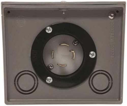 Replacement for Generac 6337 30 Amp Raintight Power Inlet Box