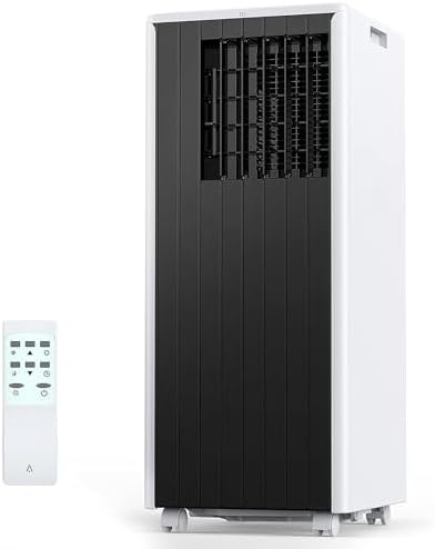 danislef Portable Air Conditioner 8000 BTU for 250-350 Sq Ft 3-In-1 AC Unit with Cooling/Dehumidifier/Fan Modes, Remote, 24H Timer & Installation Kit for Home/Office/Dorm