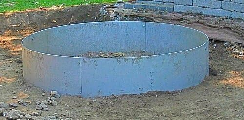 Round Stainless Steel Fire Pit Liner Campfire Ring - 60 Dia. x 12 Deep