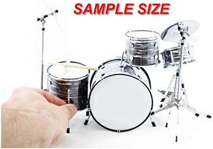 FanMerch Drum Kit Led Zeppelin, John Bonham, Tribute Vistalite Transparent Amber Mini Drum Set Replica Collectible