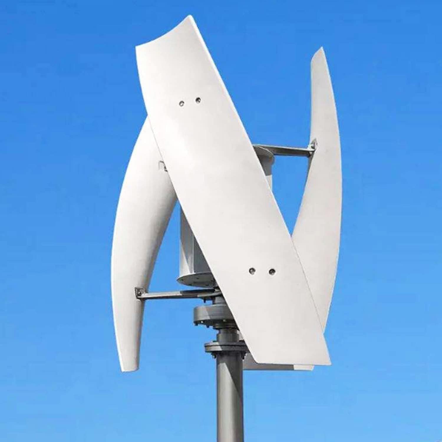 6000W Vertical Wind Turbine Kit - 3-Blade Low-Speed Generator & Controller for Eco-Friendly Home Energy, Off-Grid Power Solutions, Renewable Wind Energy System