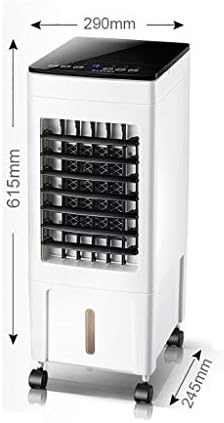 Portable Air Conditioner Fan Living Room Water- Cooled Remote Control Space Air Coolers, office Single Cool Cold Air Fan, Nightstand Portable Bladeless Air Conditioning Unit White