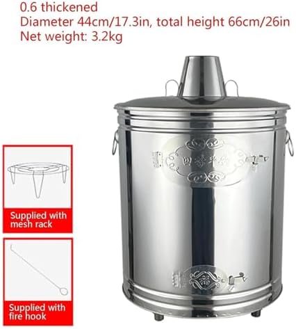 Outdoor Smokeless Burn Barrel - Incinerator for Efficient Trash Disposal in Yard & Park - Eco-Friendly Fire Pit for Safe Burning Waste