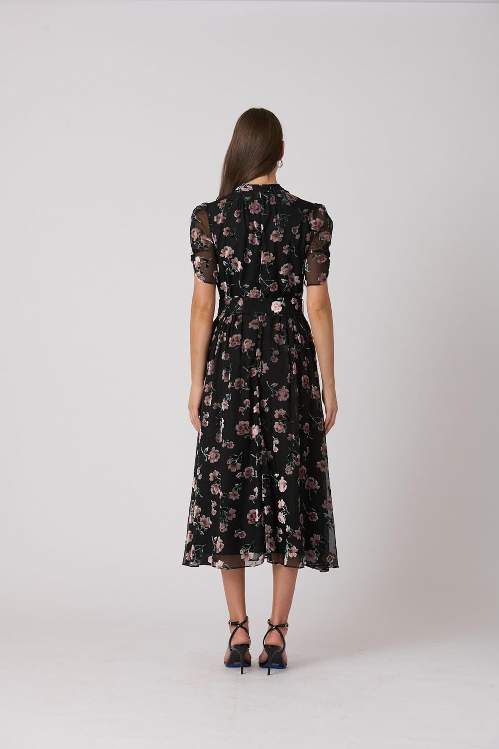 Shoshanna Womens Hudson Burnout Brittany Dress