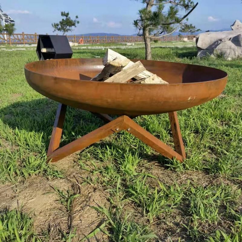 Outdoor Fireplaces XOutdoor Courtyard Fire Pit Bonfire Brazier Home Garden Heating Stove Camping Furnace BBQ Grill Patio Furniture Fire Pits