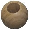 20MM (3/4 inch ) Round Wood Beads w/ 3/8 inch hole-Bag of 1000