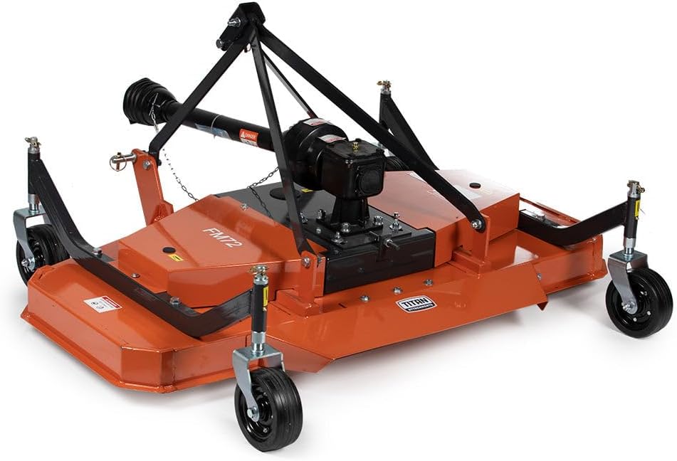 Titan Attachments 3 Point PTO Finish Mower, 72