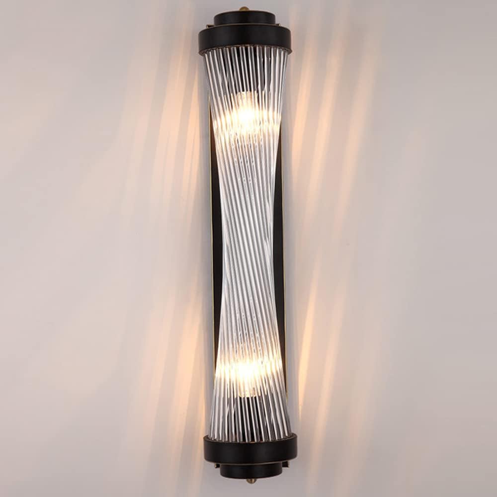 Crystal Wall Lamp, Vintage E14 Wall Light in Gold Crystal Curtain for Bedroom Aisle Living Room Indoor Decoration Sconce Lighting Fixture Indoor Wall Mounted Bedside Lamps