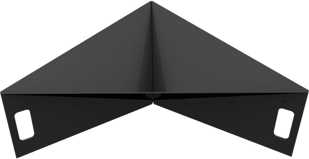 Kratki Fire Pyramid Asymmetrical Triangular Garden Fire Pit L79 x W68.5 x H22.7 cm Weight 16.8 kg Made of Heavy Duty Heat Resistant Steel