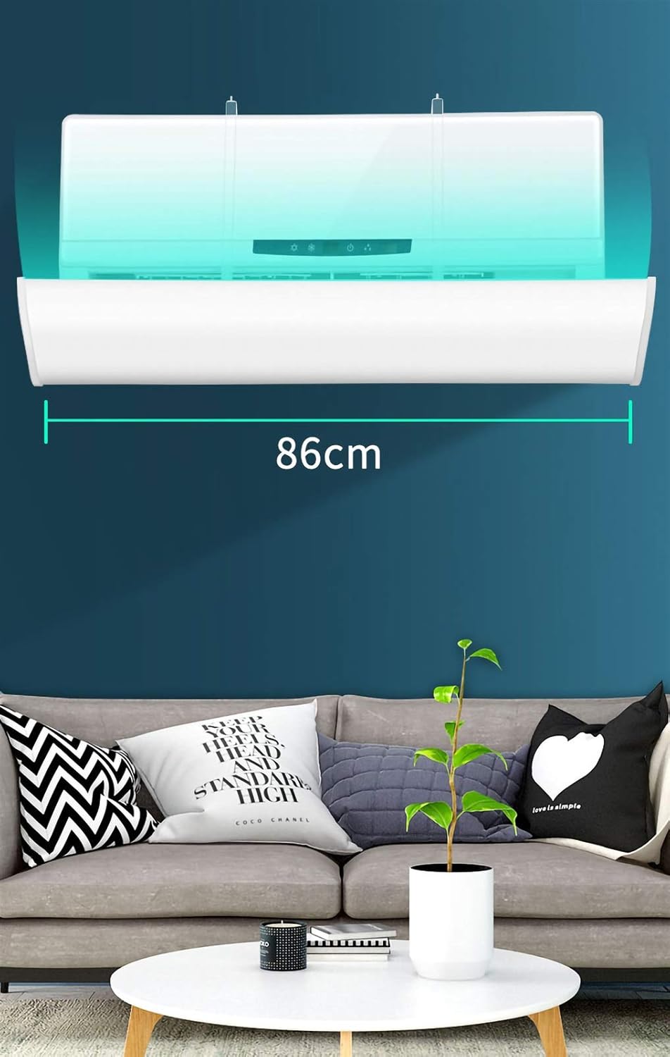 Air conditioner windshield Air Conditioner Deflector Universal Wall Air Conditioner Cover Shield Wind Shield Home Air Conditioner Deflector Deflector Baffle Bedroom Anti Direct Blow Blow Windshie