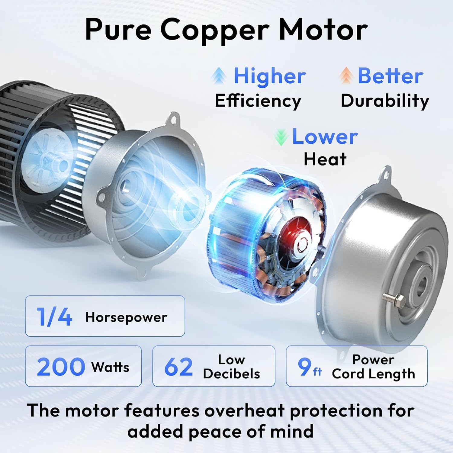 Hexago 5000 CFM Evaporative Air Cooler with Mist, 3-Speed Swamp Cooler, Remote & 15H Timer, 13.2 Gal Tank, Water Shortage Alert, 9FT Cord, ETL Listed for Indoor/Outdoor, Patio & Garage