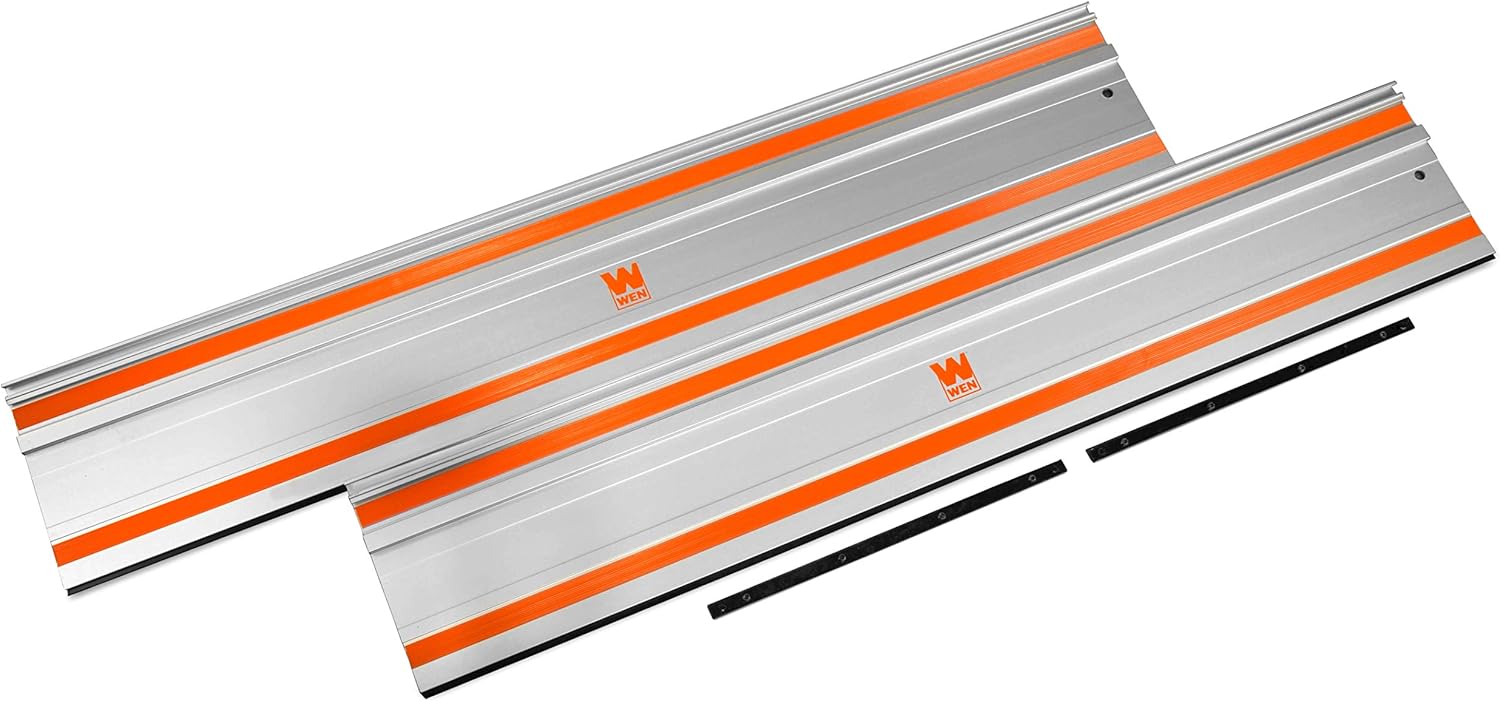 WEN CT9110 110-Inch Track Saw Track Guide Rail and Adapters