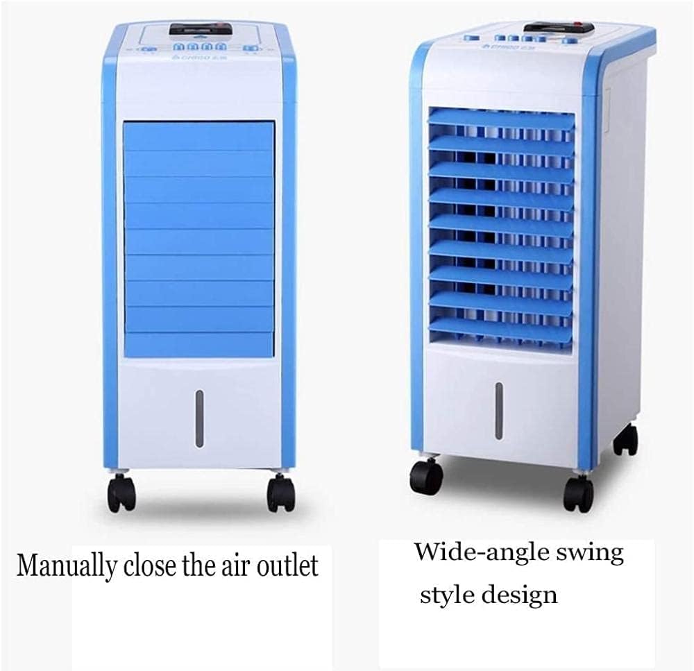 Portable Air Conditioner Cooler Air Conditioner Mobile Without Hose 4 In 1 Portable Single Cold Air Cooler Fan Humidification Water Tank 3L For Home And Office Blue