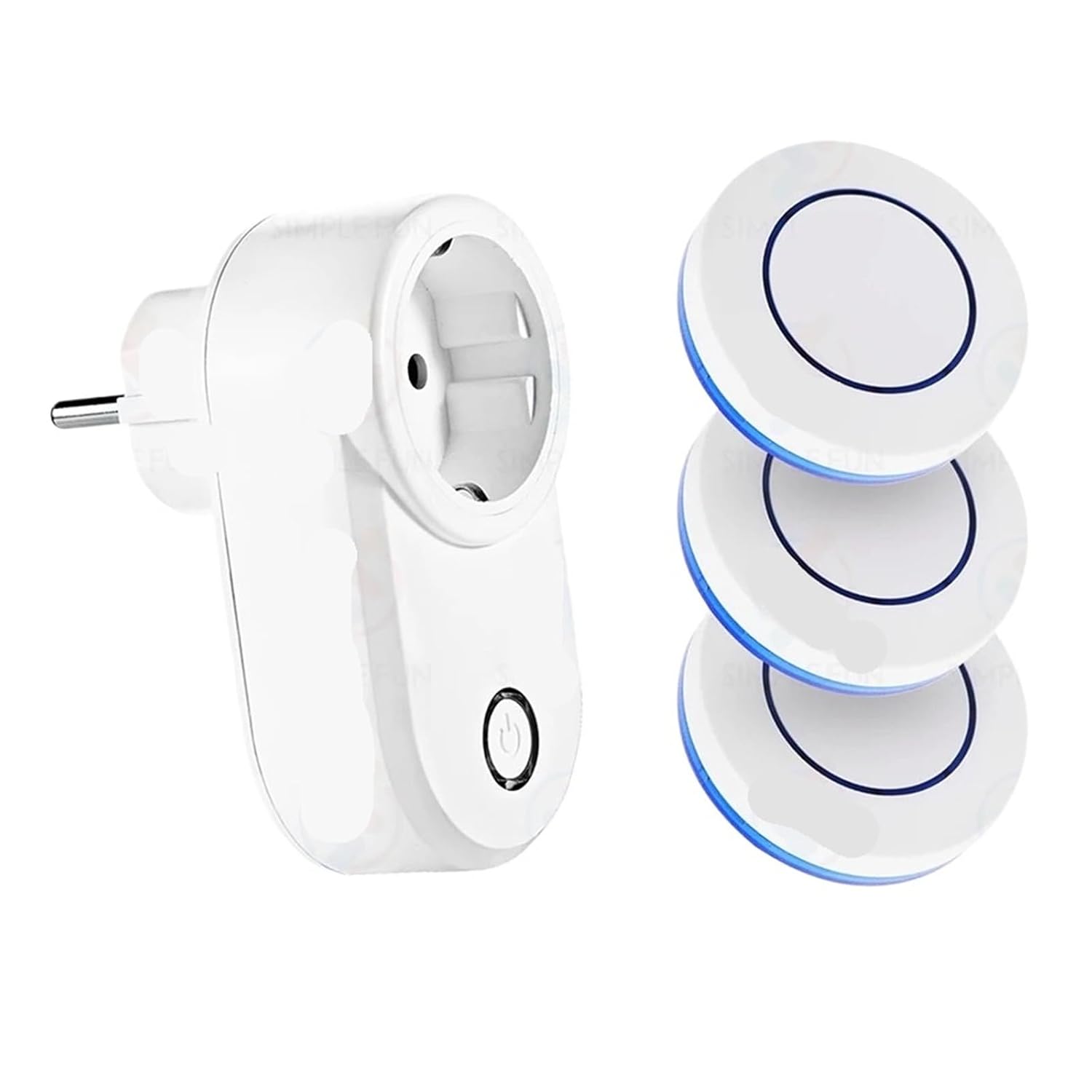 Remote Control Socket 220V 110V Control Range 50 Meters 15A Power Supply(1socket 3remote)