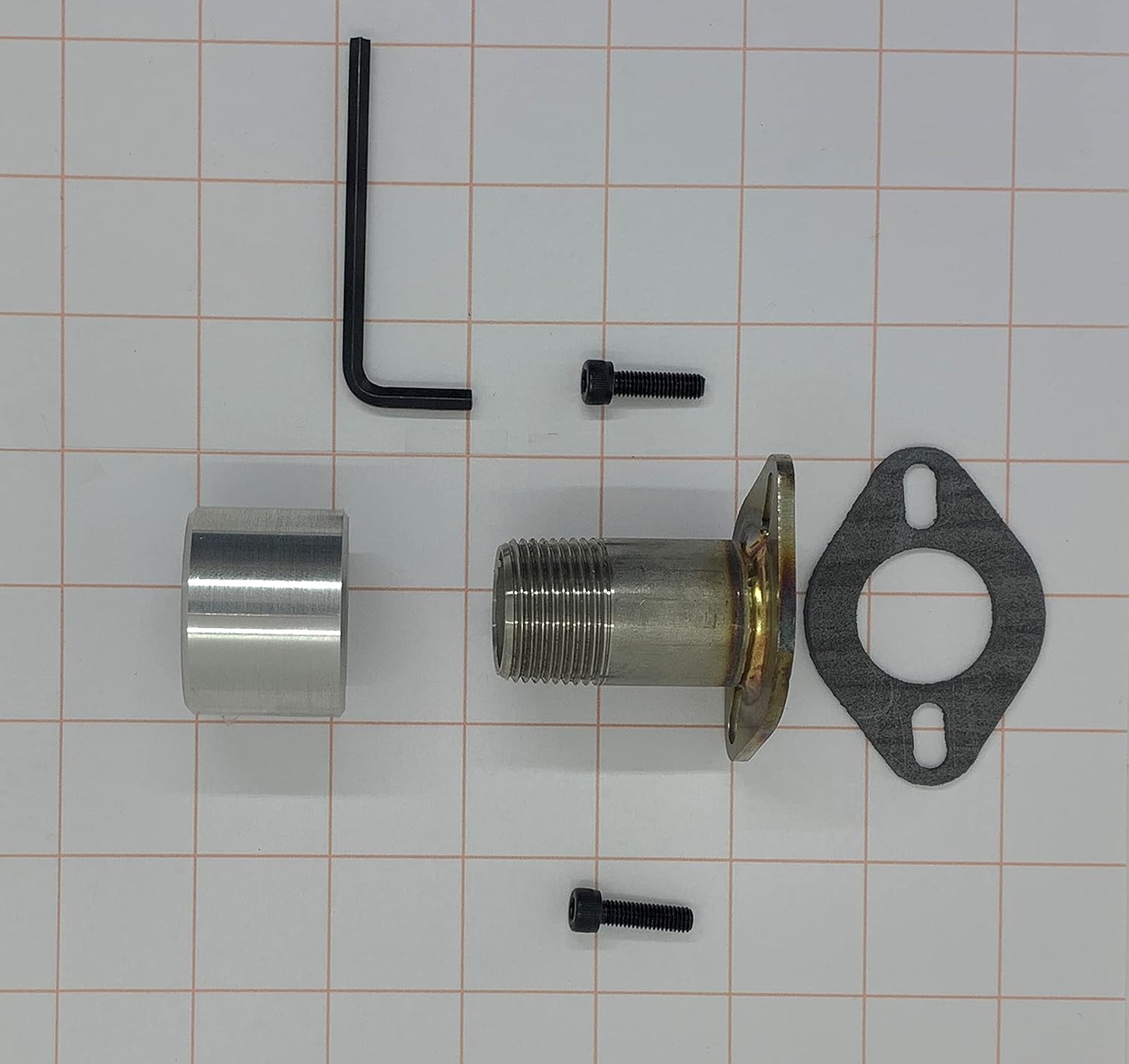 GenExhaust for Champion 3500/3200W & 3100/2800W Inverter Generator or any generator with a MODEL NO.88 cover plate Generator 1-1/2