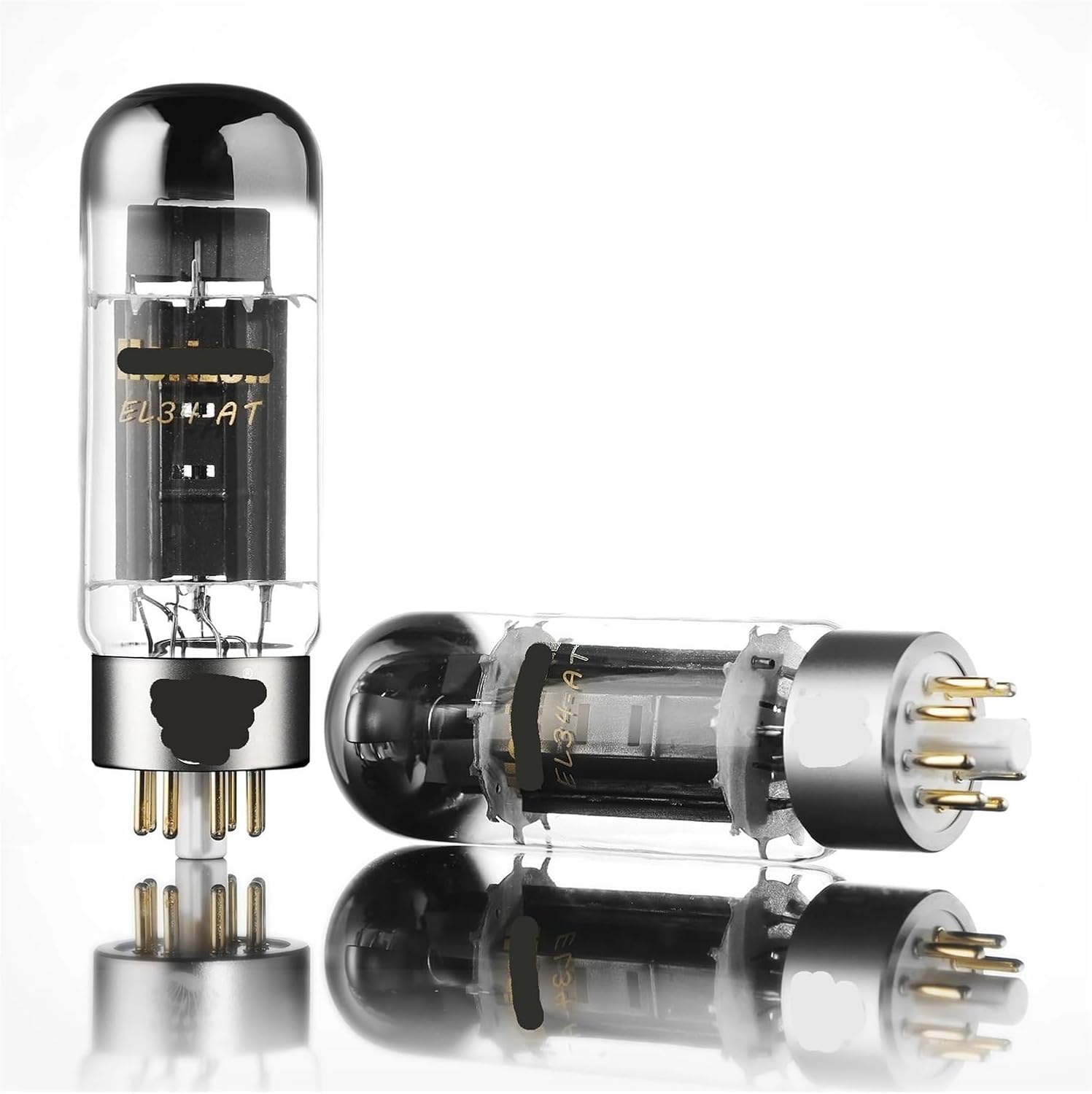 EL34-AT Tube Replaces EL34 EL34B 5881 6L6 6L6GC 6CA7 6P3P KT77 HiFi Audio Tube Tube Amplifier(4pcs Matched Quad)