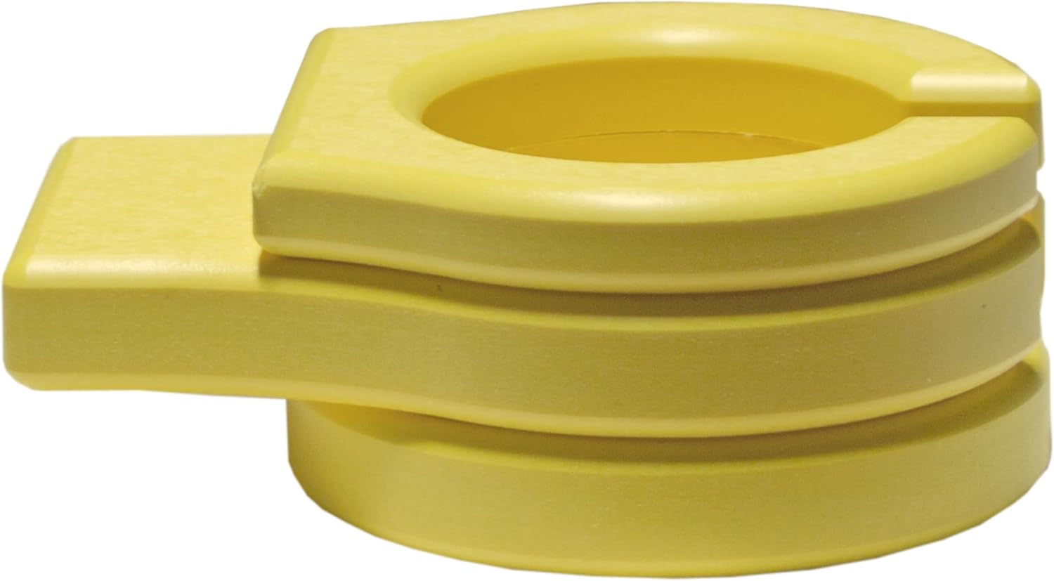 LuxCraft Adirondack Chair Cup Holder Attachment for Outdoor Lounge Furniture, Stationary Drink Holder for Swings, Gliders, Bench, Deck or Camping Chair - Amish Made in America (Yellow)