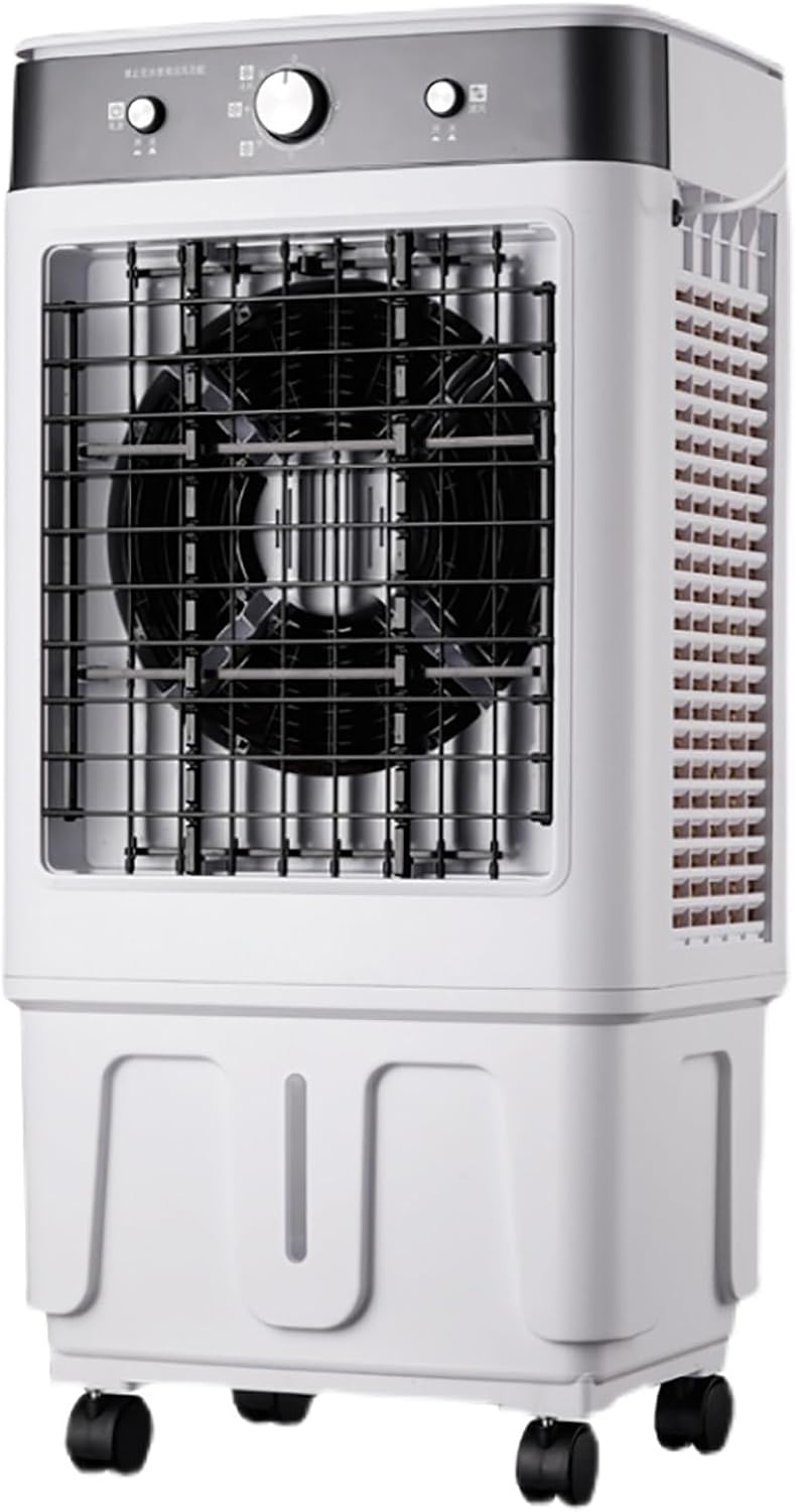 3800CFM Swamp Cooler with 8 Gal Tank, 4-in-1 Evaporative Air Cooler, 90° Oscillation, 3 Speeds, Windowless Air Conditioner for Indoor, Outdoor, Garage Use, 36 in