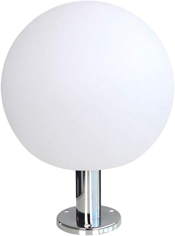 Ball Shape Decoration Outdoor Light Lamp Garden View Outdoor Post Lantern Villa Fence Energy Saving Lamp Modern Simplicity Lamp Post Light Fixture Street Porch Courtyard Lights,M,M