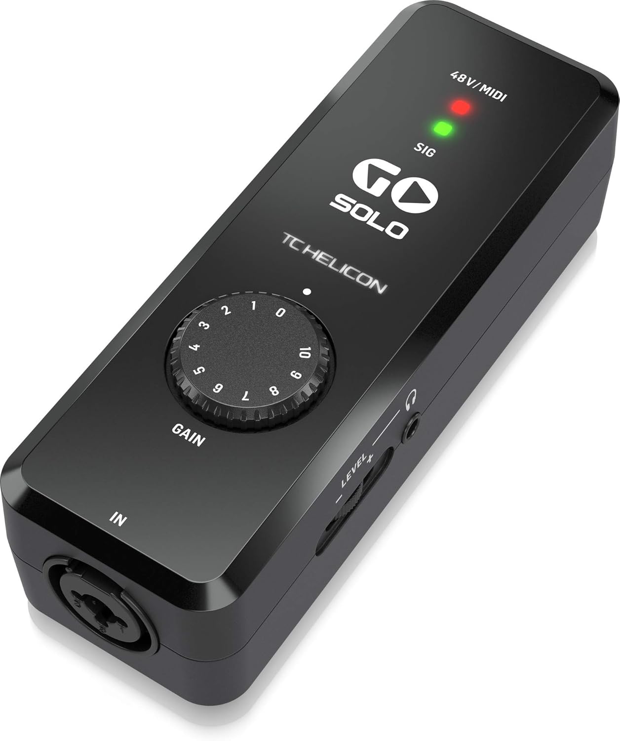 TC-Helicon GO Solo High-Definition Audio/MIDI Interface for Mobile Devices