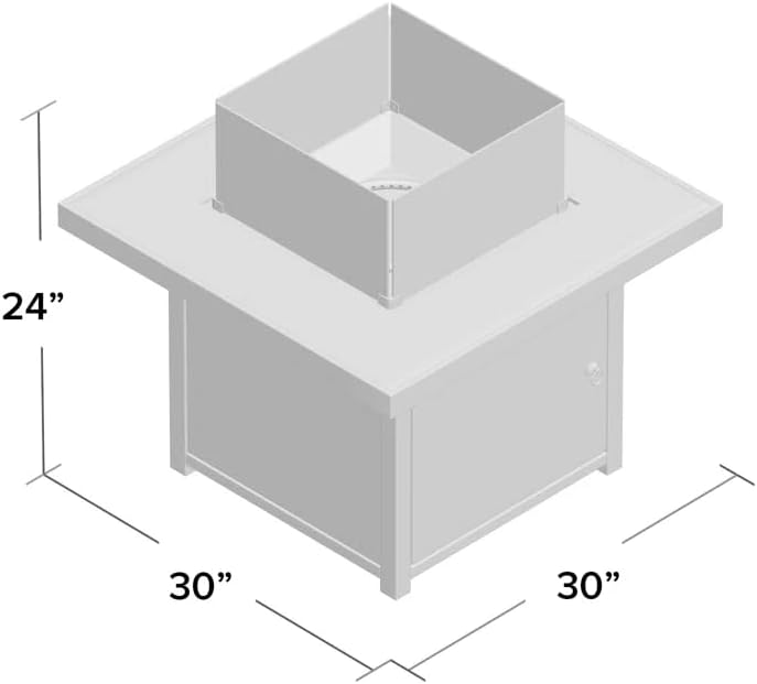 Fibre Reinforced Concrete Propane Fire Pit Table