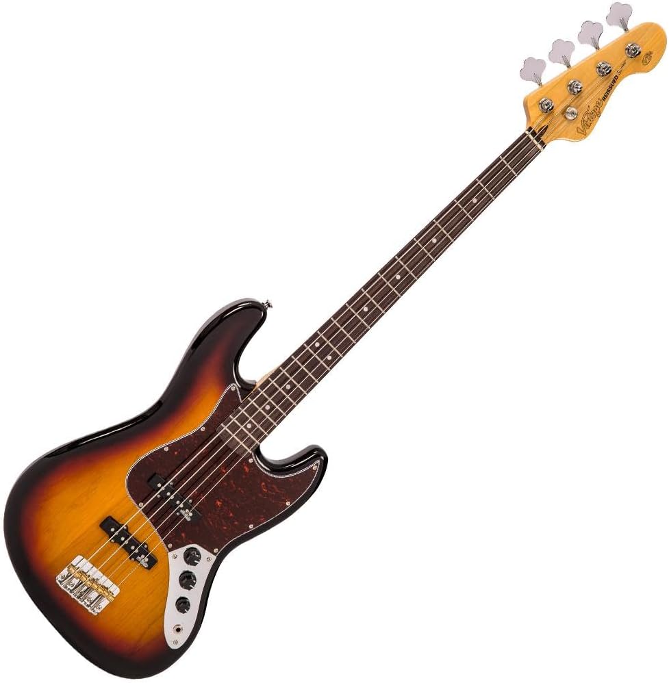 Vintage Guitars EJM96 Bass Guitar - Sunburst