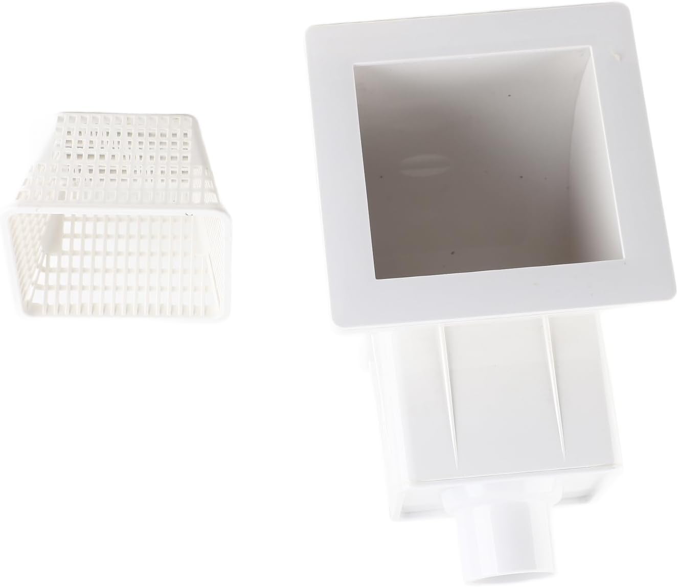 1.5in Pool Skimmer Kit, Plastic Above Ground Swimming Pool Equipment, 12.4x7.7x6.7in - Easy Installation, Durable Filter Screen, Ideal for Pools and Spas