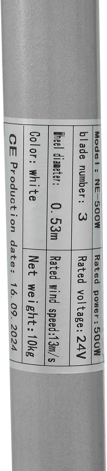 100W Electromagnetic Wind Turbine, 24V Wind Generator w/3 Blades, Copper Wire Permanent Magnet Levitation Generator Kit, Used for Boats, Gazebos, Chalets