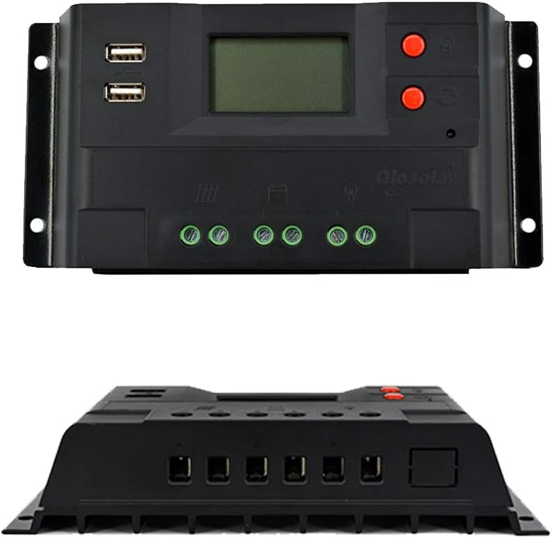 800 Watts 24V Wind-Solar Generator Kit: 400W Wind Turbine(6 Blades) & 4PCS 100W Poly Solar Panels & 30A Solar Charge Controller &Wind Controller (for 24V System Array)