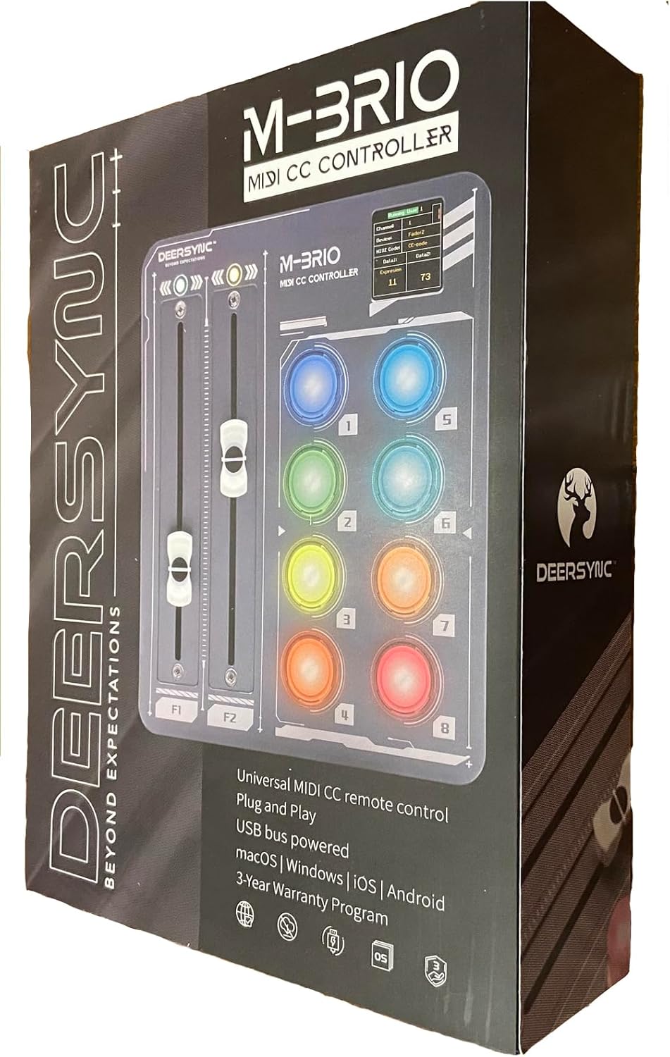M-BRIO MIDI CC Controller