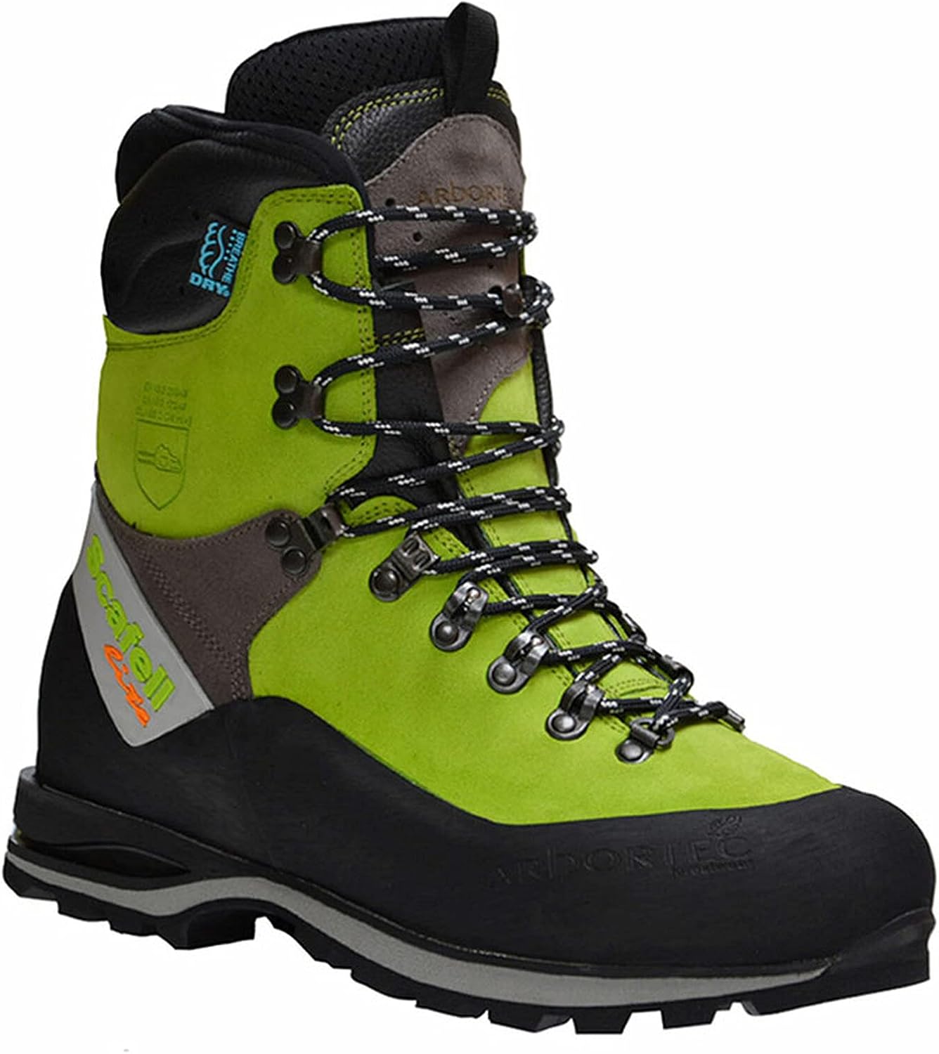 Scafell Lite Waterproof Chainsaw Boots Class 2 Lime Green