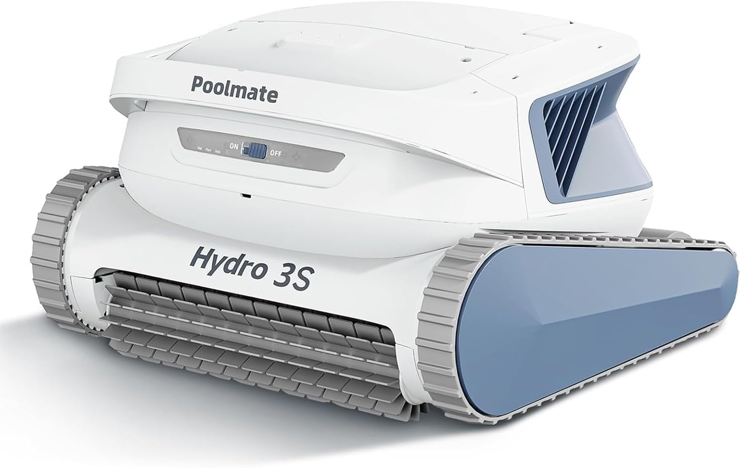 Poolmate Hydro 3S Cordless All-in-one Cleaning Robot Vacuums and Scrubs, Double Superior Cleanliness, 5 Hours Runtime + Smart Navigation S-Path, Ideal for Above & In-Ground Pools up to 1614 sq.ft