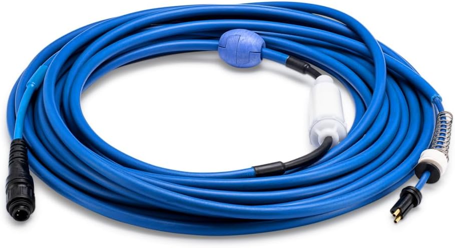 Dolphin Genuine Replacement Part — Heavy-Duty 60 FT Blue Cable with Swivel for Tangle-Free Operation — 9995861-DIY