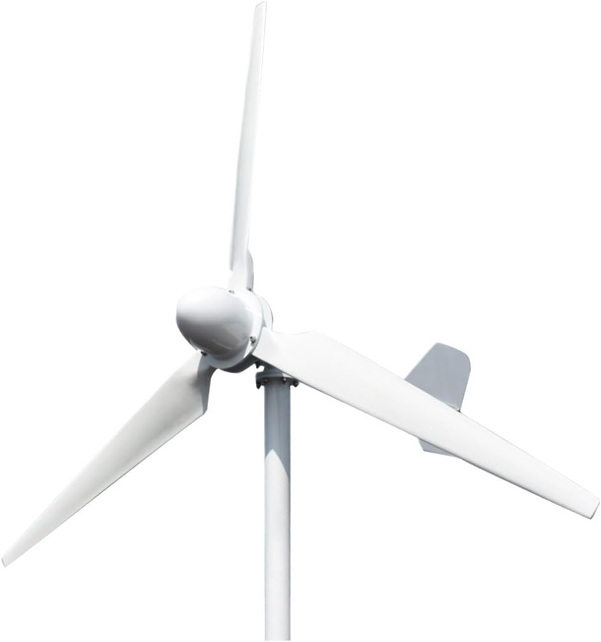 Wind Turbines, High Efficiency 10KW 48V 96V Horizontal Wind Turbine Electric Alternative Generator 3 Blades 10000W Windmill for Farm Home(48V)