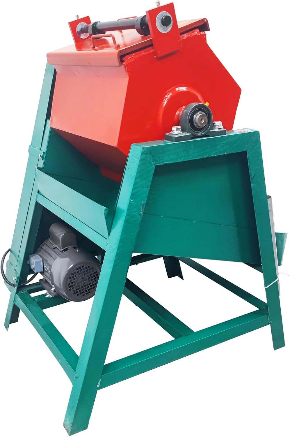 60L Vibratory Polishing Machine 17.7 Inch Professional Roller Polisher & Deburring Machine with 45 RPM for Metal Parts Cleaning Polishing Surface Finishing 110V 750W