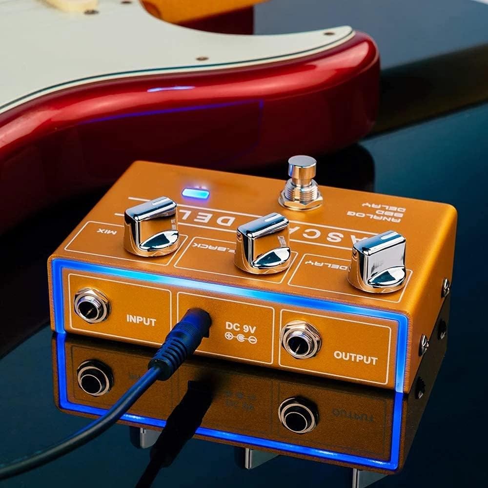 Delay Effect Pedal By Classic BBD Deliver Warm Natural Sound for Solo Analog Guitar