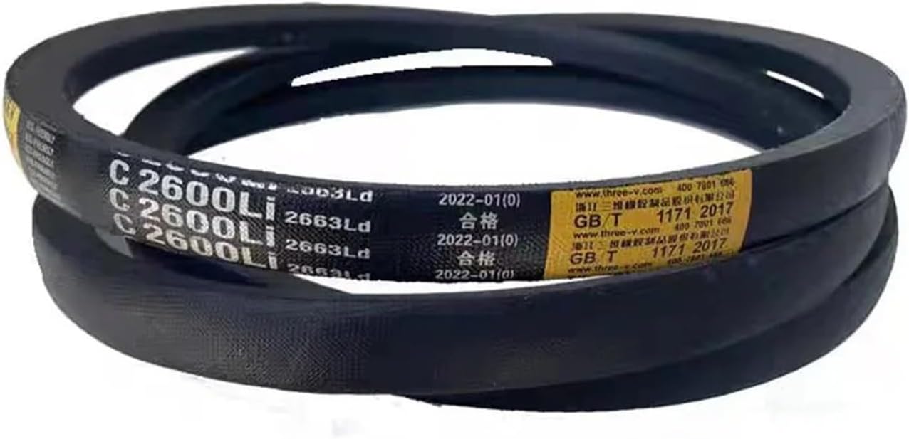 V Belt C Type Conveyor Belts Rubber Drive Transmission Strap 3810mm ~ 5200mm Transmission V Belt for Industrial Machines(Li-4100mm)