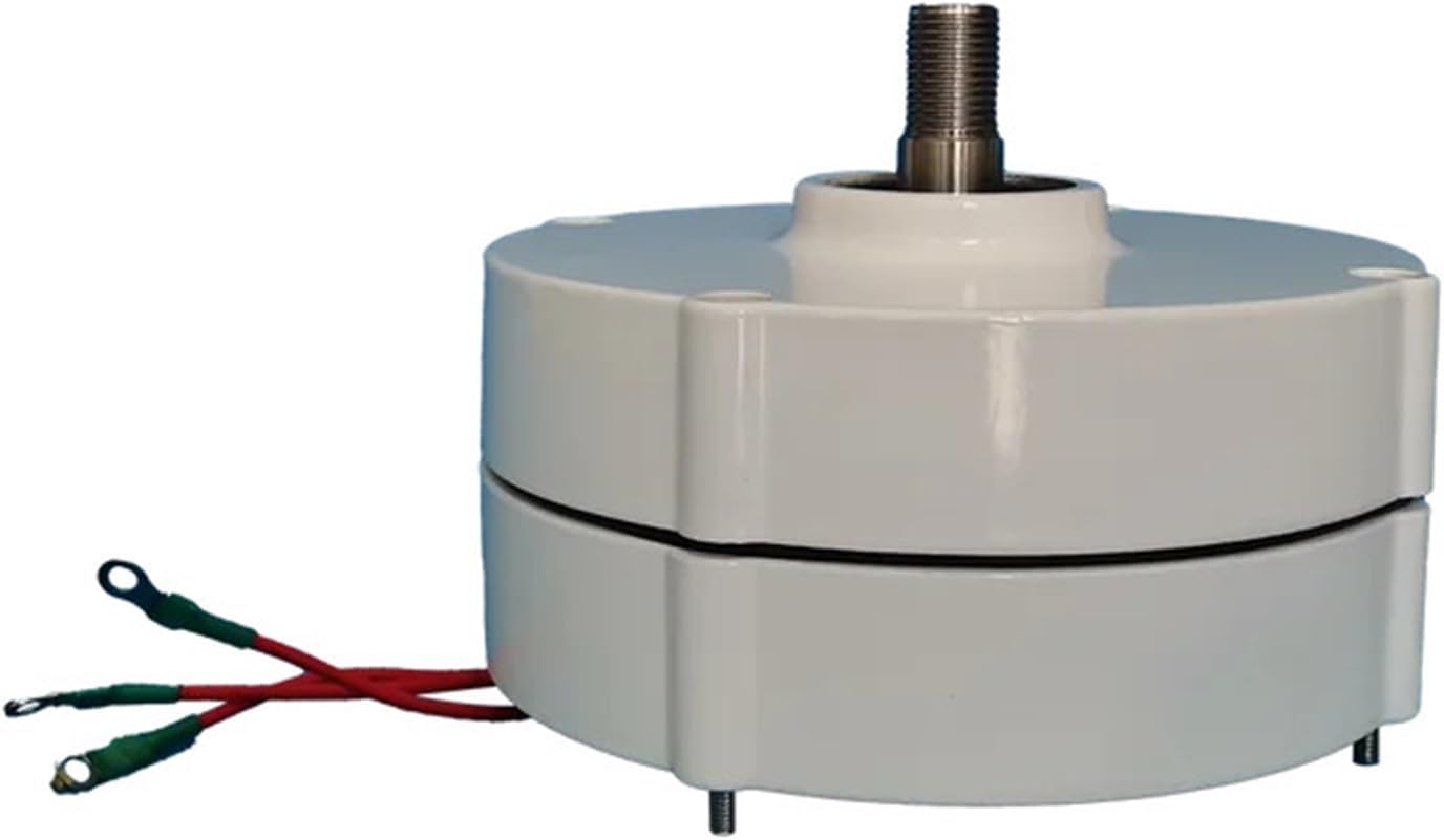 Generator 4KW 5KW 6KW 12V 24V 48V 3 Phase Gearless Permanent Magnet AC Alternators for Wind Water Turbine Industrial Energy(Single Shaft,24V_6KW)