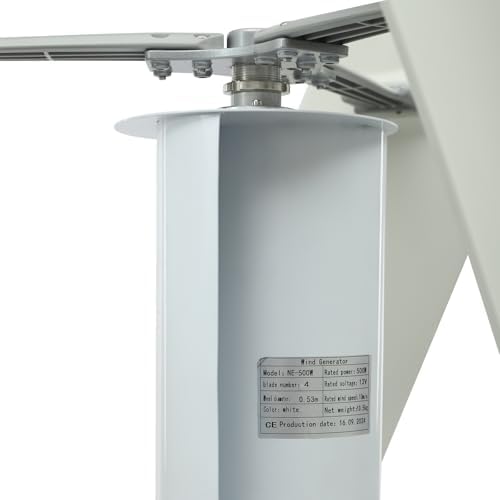 100W 24V Vertical Axis Wind Turbine Generator - 3-Blade Design, Copper Wire, Permanent Magnet, Eco-Friendly Renewable Energy Solution for Efficient Power Generation