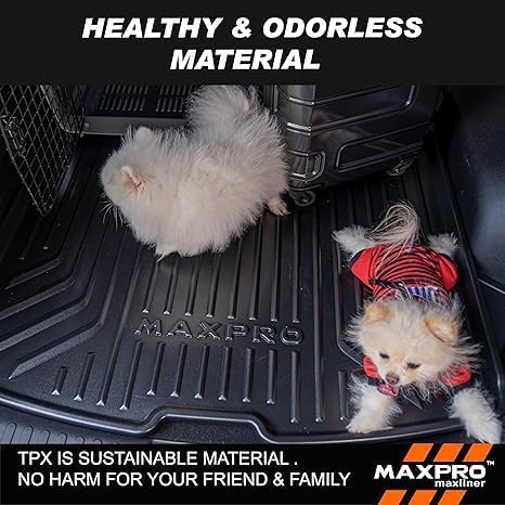MAXPRO Floor Mats Fit for Toyota Rav4/ Rav4 Hybrid 2019-2025/ Rav4 Prime 2021-2025. Heavy Duty All Weather Waterproof Car Accessories Custom Fit Floor Mats 1st and 2nd Row
