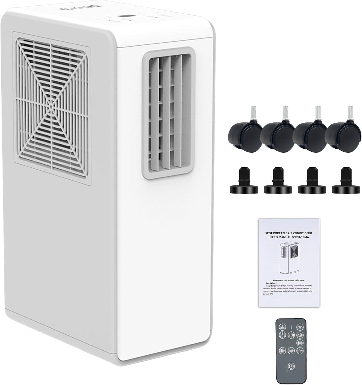 Portable Air Conditioner, 3-in-1 Evaporative Cooler with 3 Speeds, No Installation Required, Quiet Operation for Bedroom, Office, Kitchen (26-46dB)