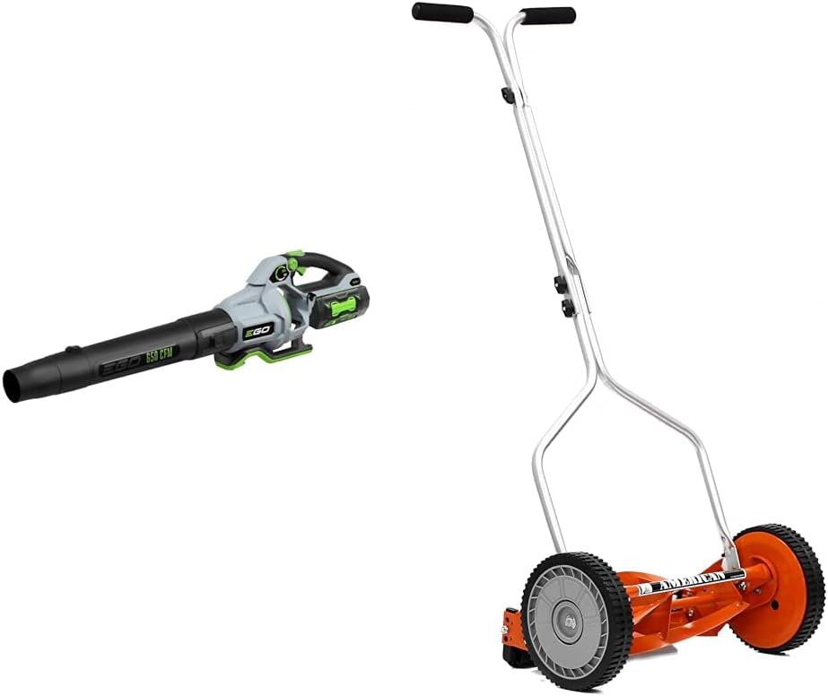 EGO 650 CFM 56V Cordless Leaf Blower with 5Ah Battery and American 14