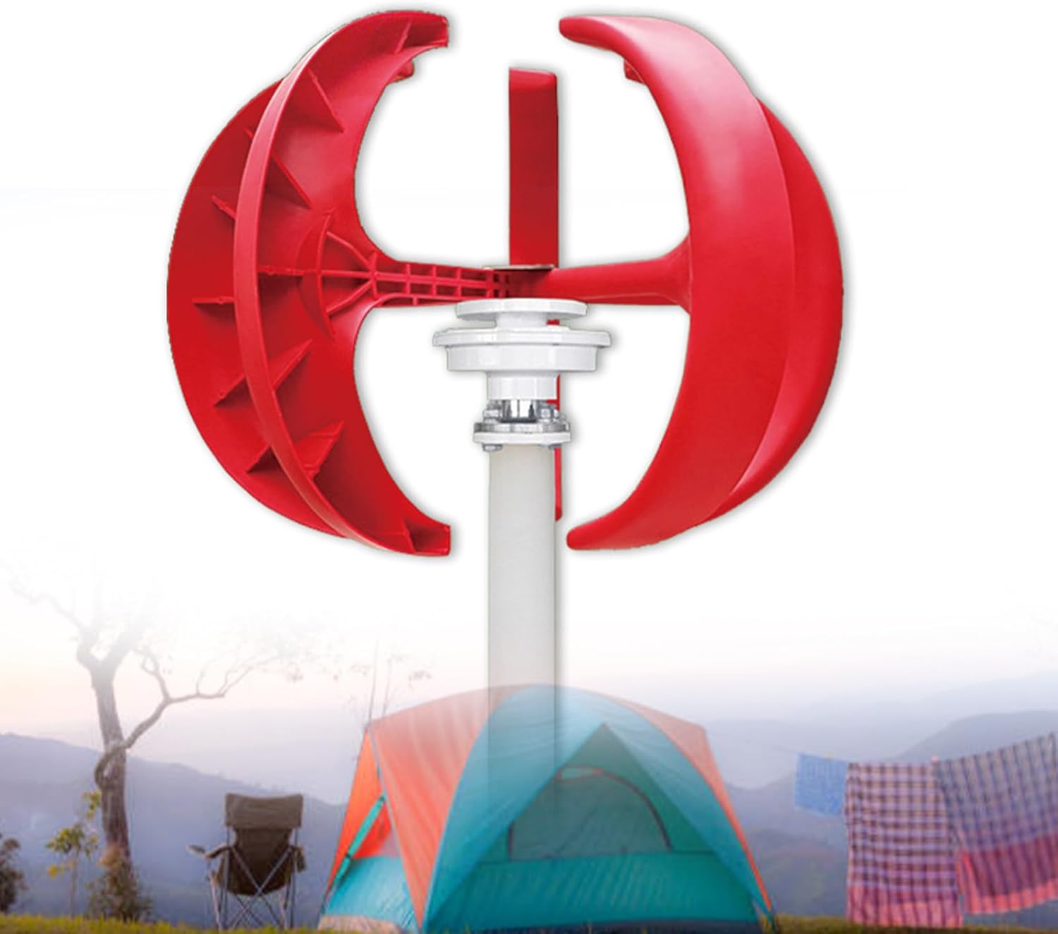 15000W/20000W Wind Turbine Generator with Controller,12V/24V/ 5 Blade Windmill Generator Wind Turbine Businesses Turbine Generator Kit for Home Camping,15000W-12V