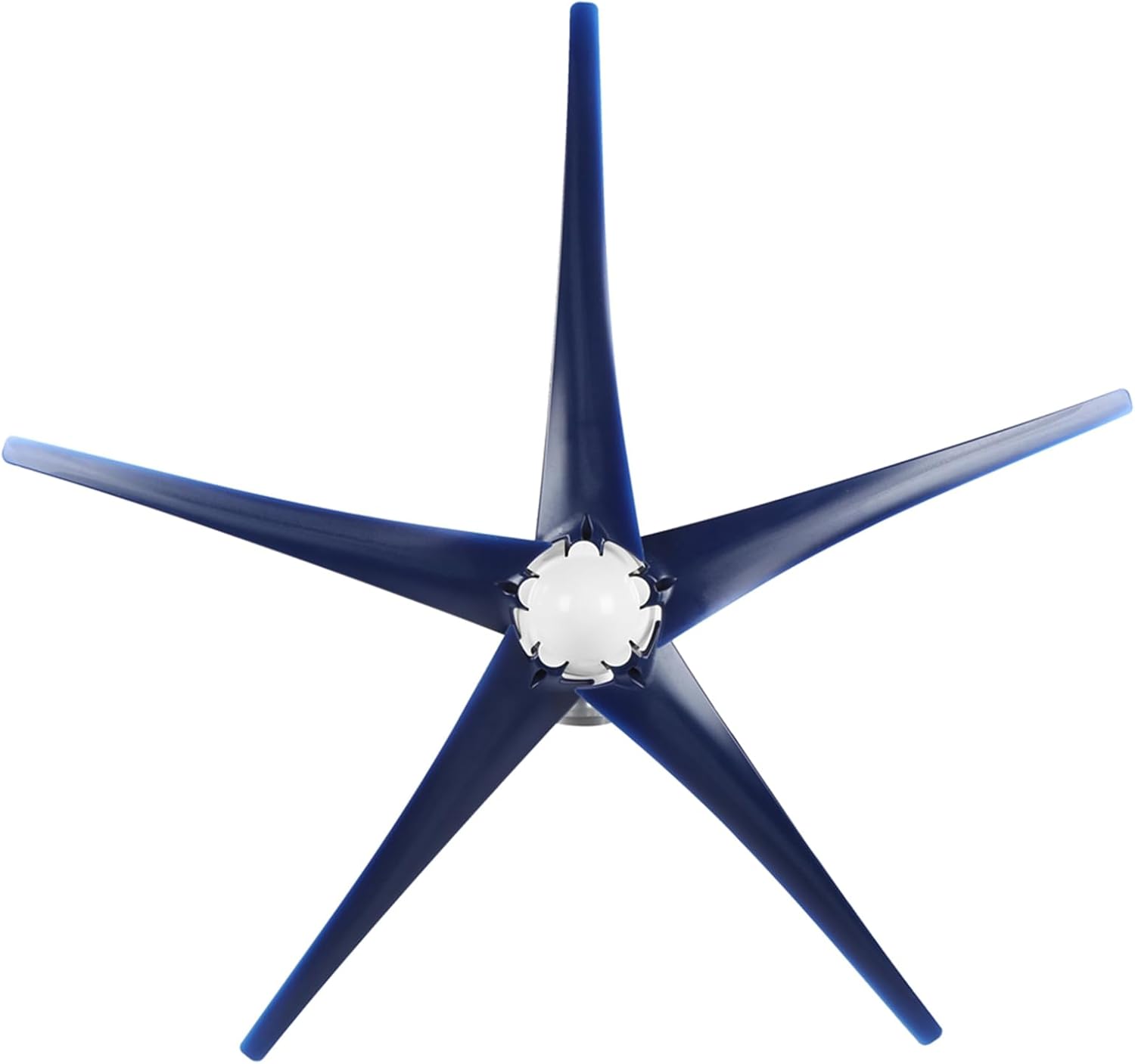 100W Wind Turbines Generator 5 Blades Blue 12V, High Efficiency Power Supply for Boats and Mobile Homes - Low Noise Operation, Easy Installation, Durable for Outdoor Use (12V)