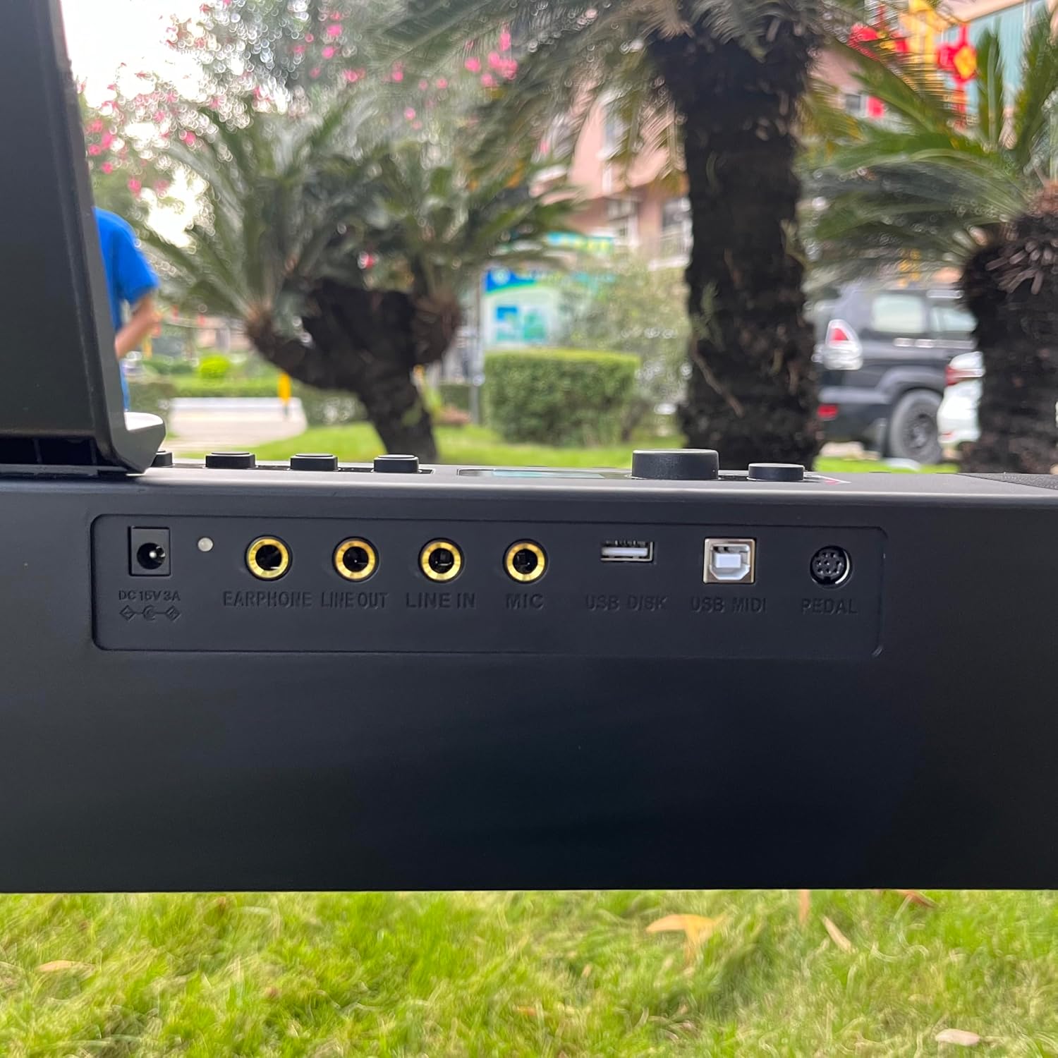 88 key Weighted Keyboard Piano,Digital Piano with 88 key Graded Hammer Action Keys,Full Size with Stand, French Dream Sound Chip,Triple Pedals,Stand,Adapter.25Wx2 Speakers, USB/MIDI(BLACK)