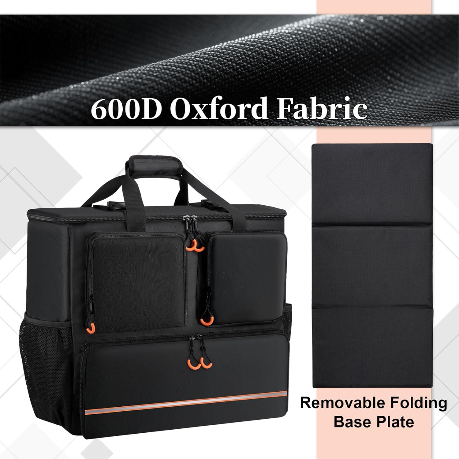 Computer Desktop Tower Large Carrying Case, PC Travel Case for Computer's Box for Moving, Portable Gaming Backpack for Keyboard, Mouse and Accessories, Bag Compatible with ATX/M-ATX mainframe chassis