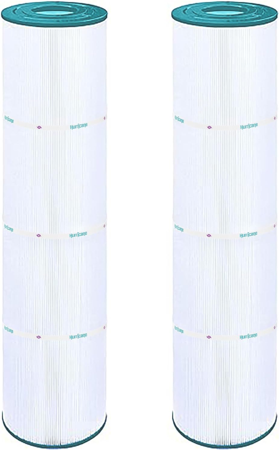 Hurricane Filters 2 Pack HF4975-01 Advanced Spa Filter Cartridge - Replacement for PRB75, Unicel C-4975, Filbur FC-2395, Rainbow RTL-75 - Best Value USA Pool & Spa Filters